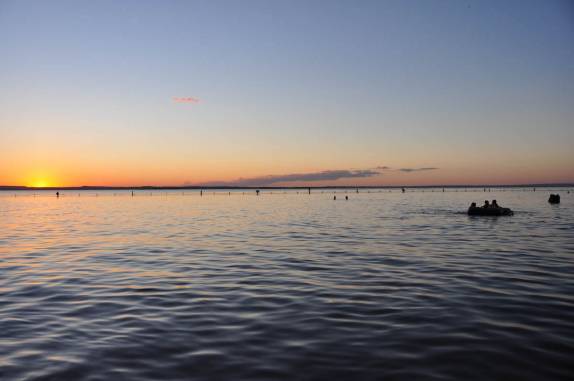 Pôr-do-sol na Praia do Prata, em Palmas - TO